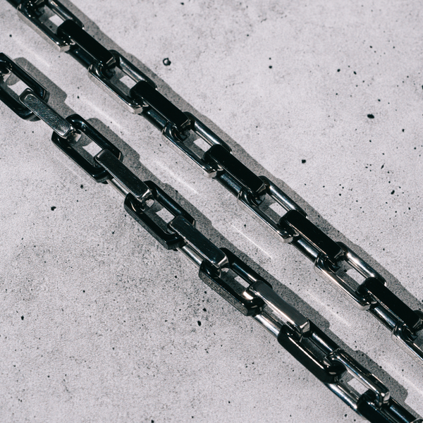 SAMSON Chain Silver & Black - 10mm - S-FORCE™