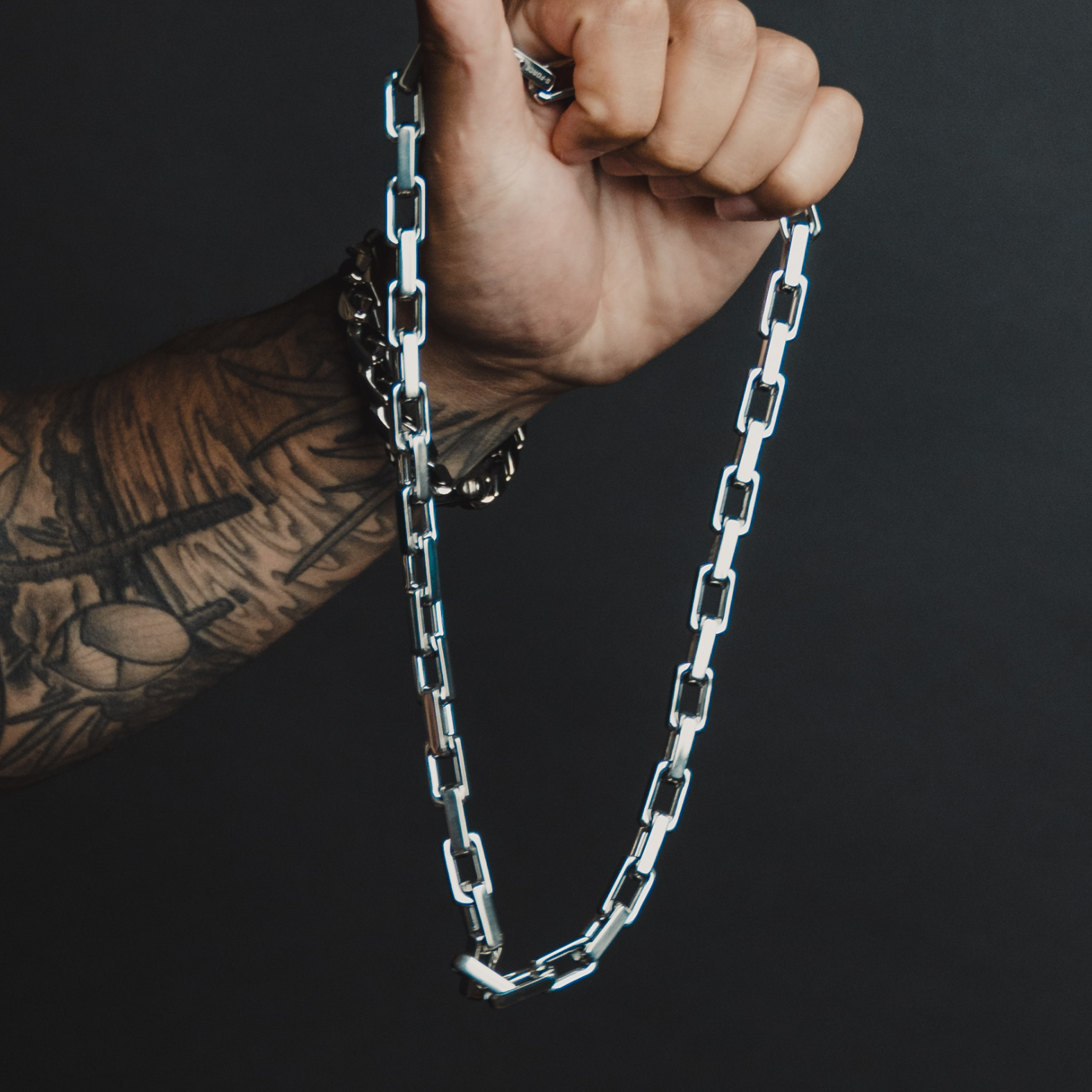 SAMSON Chain 18K White Gold - 10mm - S-FORCE™ SAMSON Chain 18K White Gold - 10mm - S-FORCE™