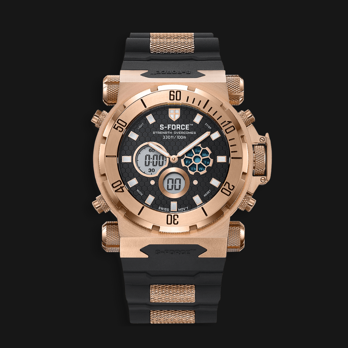 S Force Men s Watches Orion 50MM Stainless Steel S FORCE