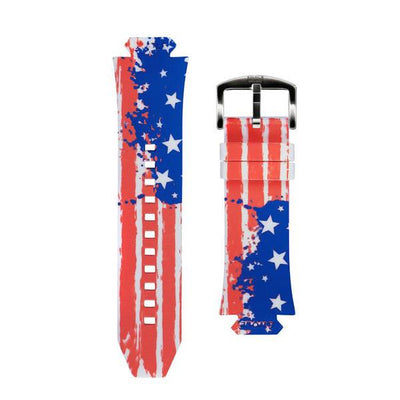Band Kit - US flag Black  <br><span>(Compatible with 50mm)</span> - SWOLE O'clock® bands
